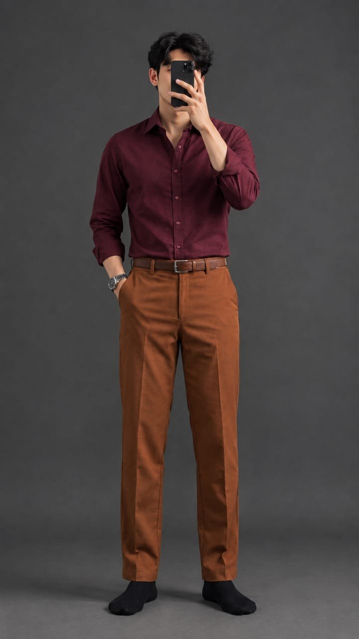 Burgundy Executive Co-Ord Set